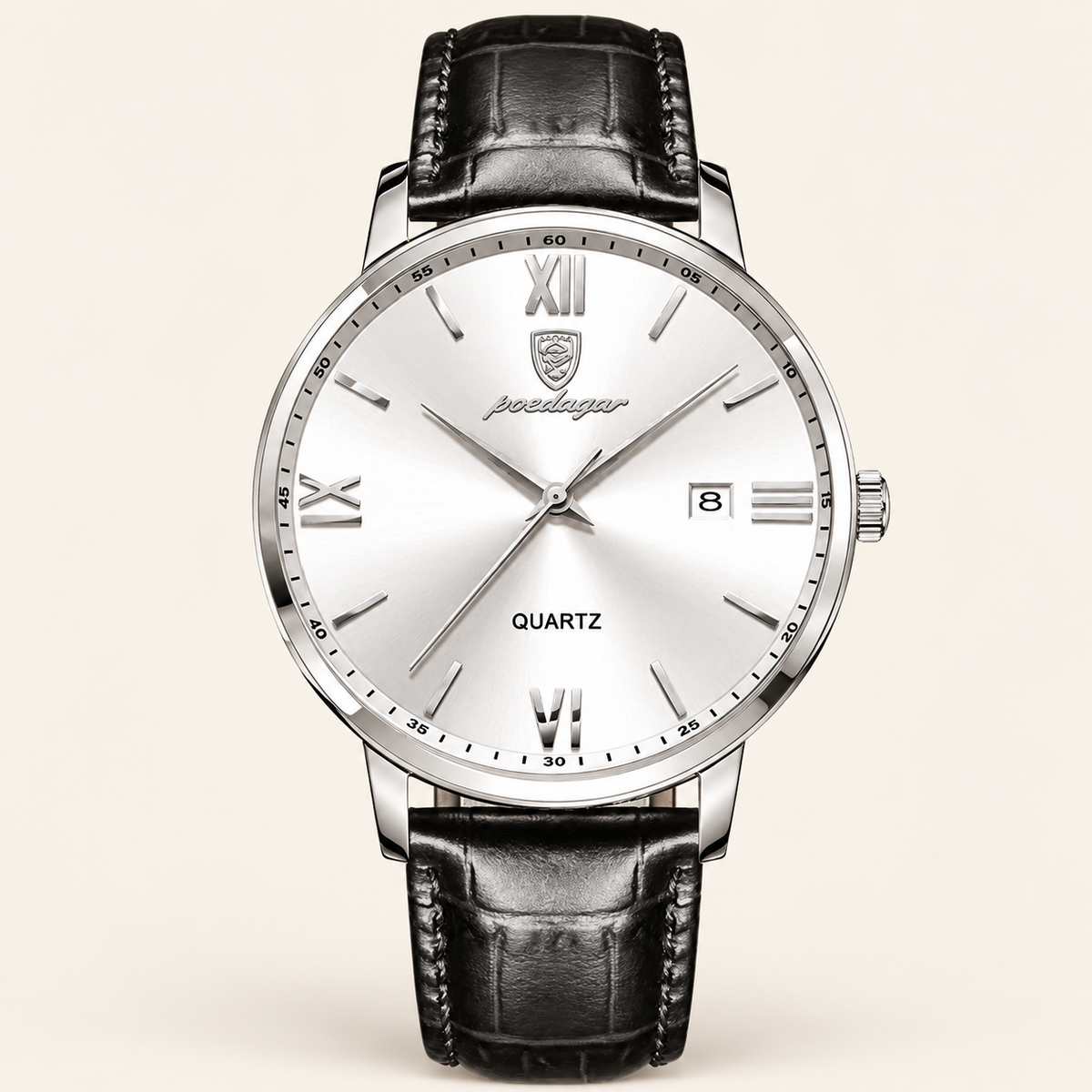 Poedagar 826 — Quartz Leather Watch